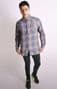 Check Flannel Shirt In Navy